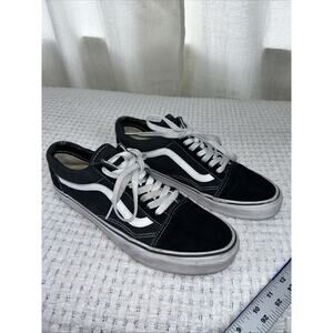 VANS Off The Wall Black Suede Low Top Classic Unisex Sneakers M9.5 W 11
